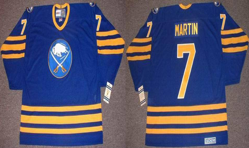 2019 Men Buffalo Sabres #7 Martin blue CCM NHL jerseys
